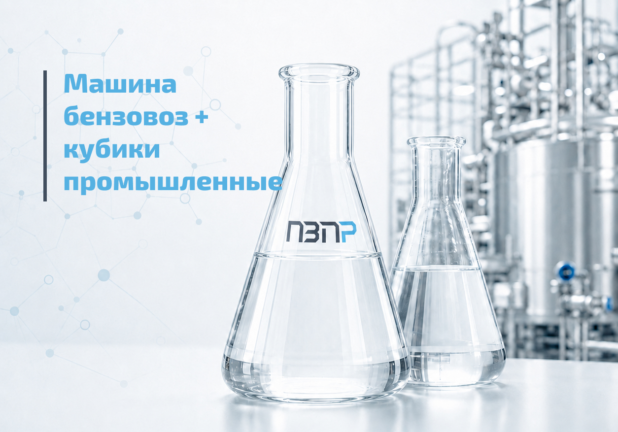 Машина бензовоз + кубики промышленные